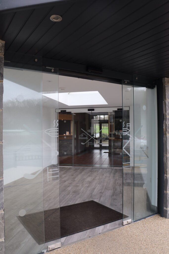 Case Study - Penrhos Golf Club 1 Automatic Door Wales