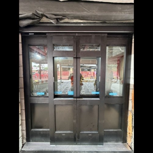 Automatic drive-thru window installation by J Manny in Scotland